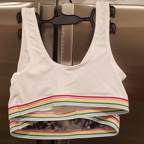 💕LUCKY BRAND💕 Padded Bra Set (2 Pack) ~ Logo Graphic Medium M NWT - Picture 6 of 12